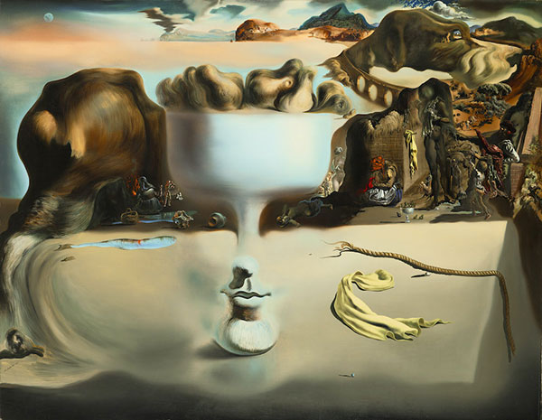 Apparition of Face and Fruit Dish on a Beach