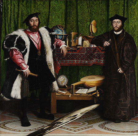 The Ambassadors by Hans Holbein