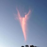 cloud shaped like an angel