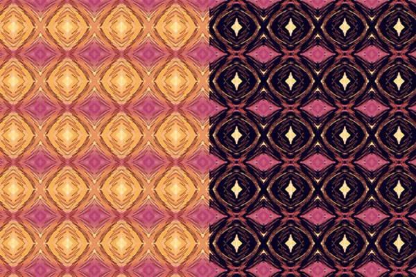 Bezold effect fabric