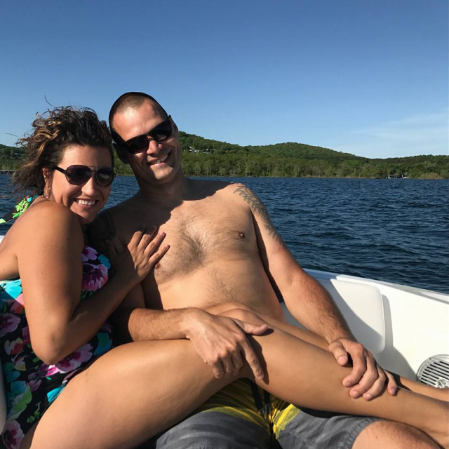 Couple on a boat