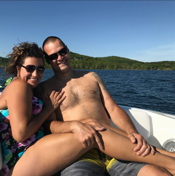 Couple on a boat