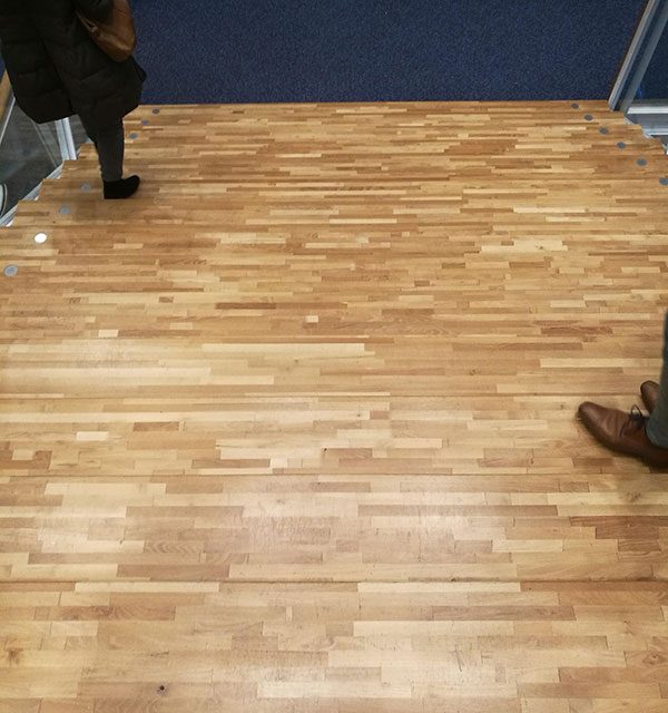 parquet floor or dangerous stairs?