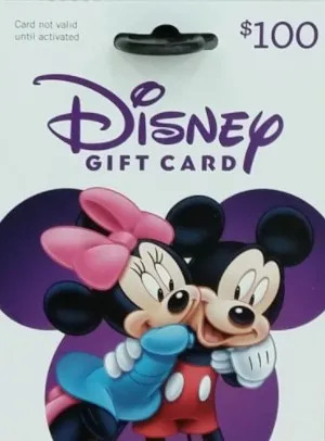 Minnie's dress on this Disney gift card looks like a penis