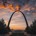 The Gateway Arch in St Louis is an optical illusion. The arch is as tall as it is wide; 192 meters. But from nearly every angle it will seem much taller than it is wide.
