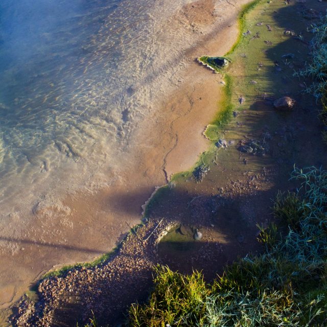 Aerial view of a beach