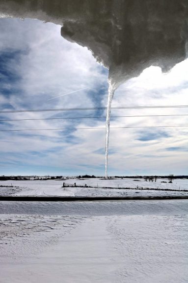 Tornado icicle