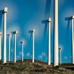 Wind turbines illusion